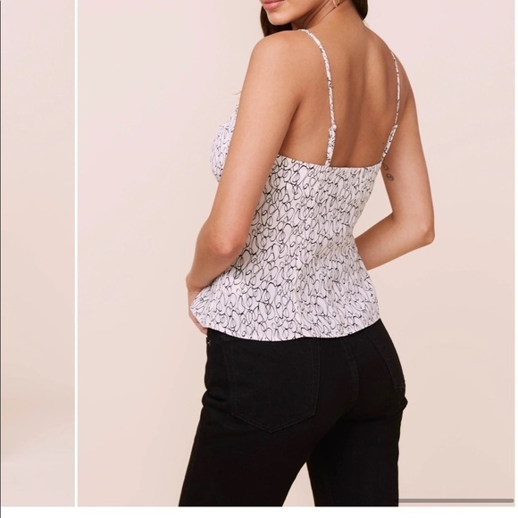 NWT ASTR The label button wrap front camisole - Picture 2 of 9